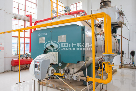 2.8MW WNS天燃气热水锅炉项目